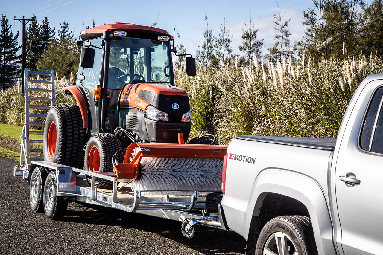 Tractor Broom Trailer for Kubota L5740 - Neilo Equipment