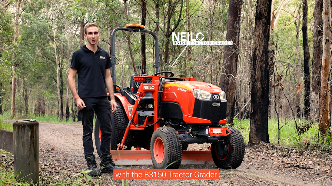 A video tour of the Neilo B3150 Grader