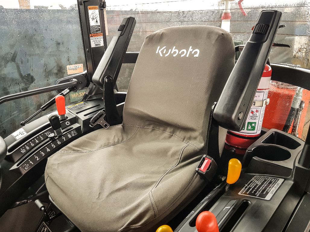 Fitted Canvas Seat Cover - Neilo Equipment